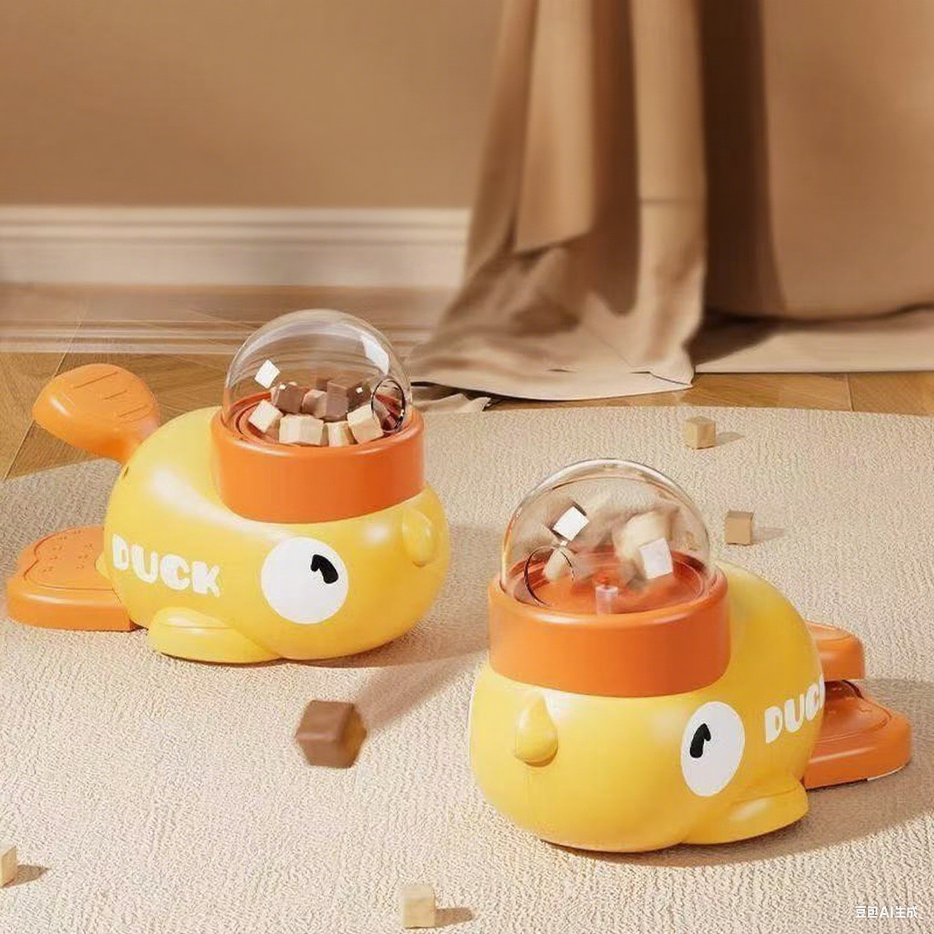 🐾Interactive Duck Feeder🐱🐶 – No More Bored Pets at Home!
