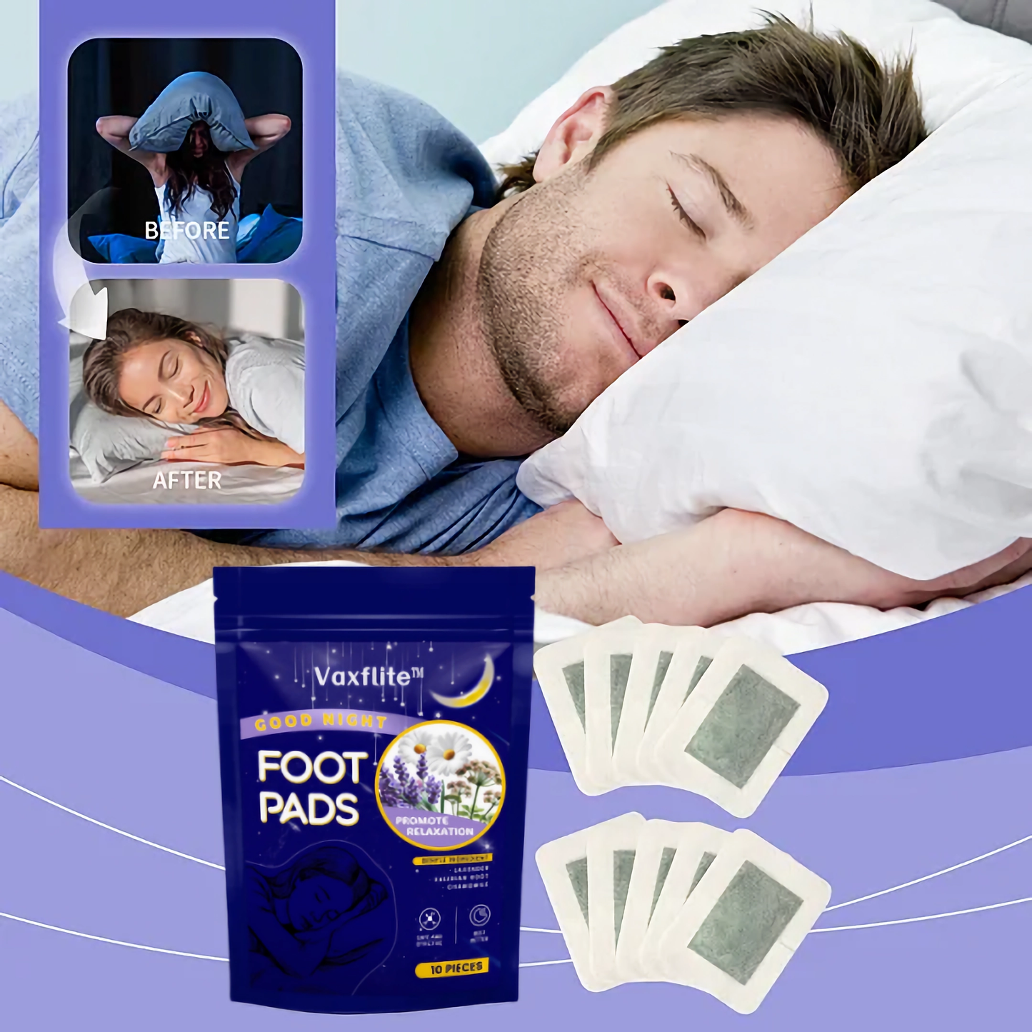 🌙🌙🌙Deep Sleep Detox Foot Patch🦶 – Cleanse & Slim While You Rest