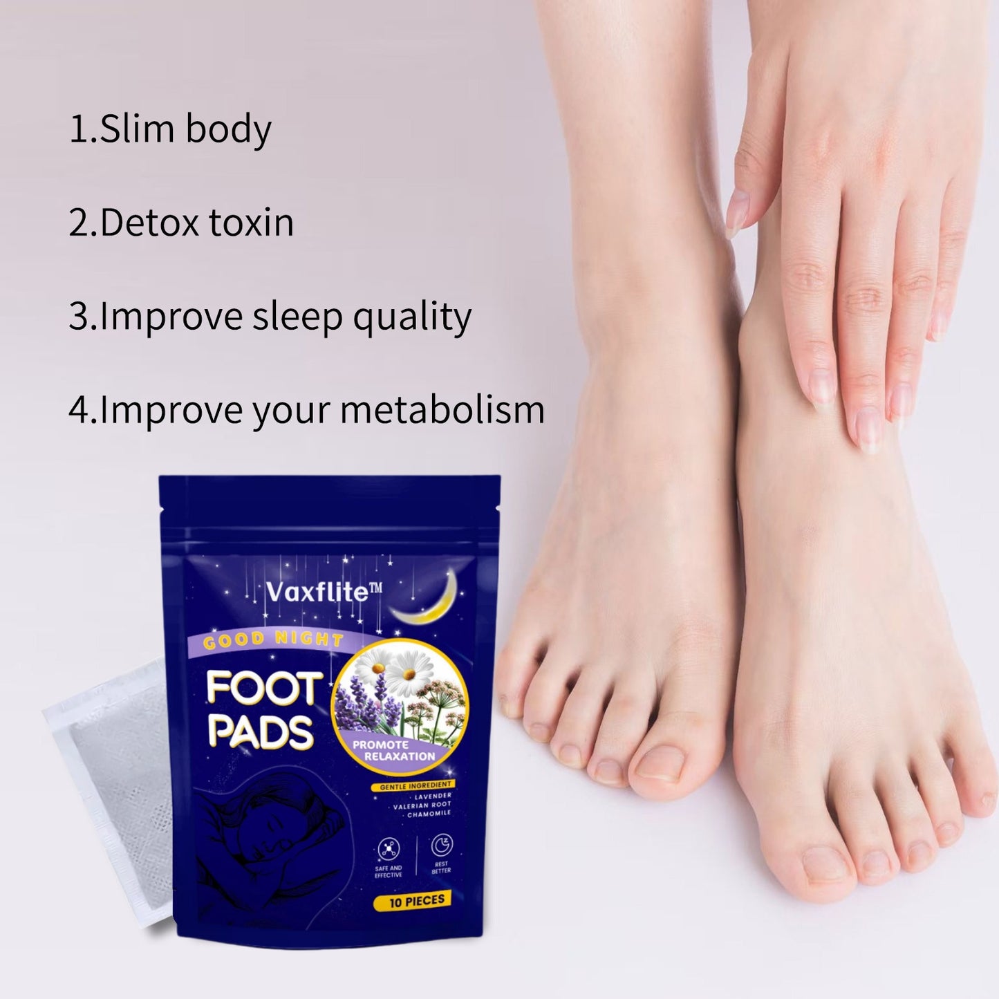 🌙🌙🌙Deep Sleep Detox Foot Patch🦶 – Cleanse & Slim While You Rest