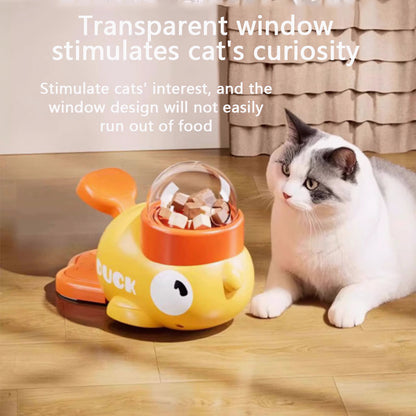 🐾🐾🐾Interactive Duck Feeder🐱🐶 – No More Bored Pets at Home!